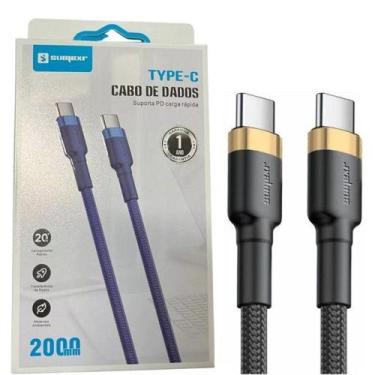 Imagem de Cabo USB X USB-C Turbo 20W 2 Metros Sumexr SX-B116-CC2M 1470