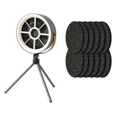 Imagem de Mini exaustor de mesa leve com filtro mini exaustor com carregamento USB para apartamento churrasqueira interna panela quente, Cinza