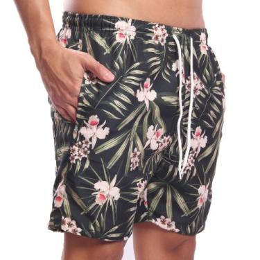 Imagem de Shorts Estampado estilo Mauricinho - Ox Silver, Masculino, G, Branco