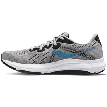 Imagem de Saucony Tênis de corrida masculino Omni 20, Liga metálica/topázio, 10