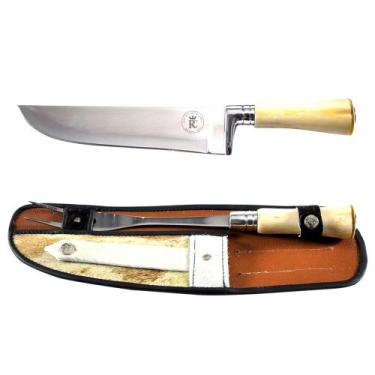 Imagem de Conjunto Inox com Cabo de Osso 2 Peças - Dal Castel