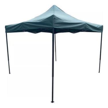 Imagem de Tenda Gebo Dobrável Aço Reforçado Impermeável 3X3M Verde - Jhc