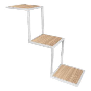 Imagem de Prateleira Decorativa Para Quarto Sala Escritório Steg - Loja da Isa, 