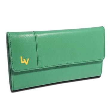 Imagem de Carteira Grande Feminina De Couro Espelho Porta Documentos - Le Voyage