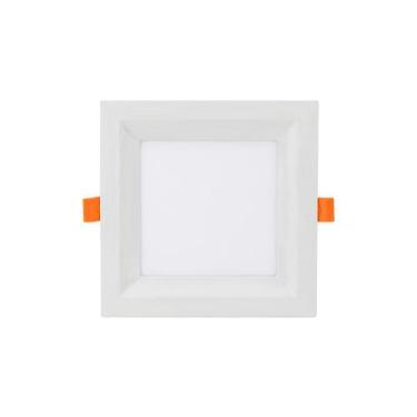 Imagem de Painel de Led Quadrado Embutir Recuado 6W Bivolt Taschibra, 3000K - Am
