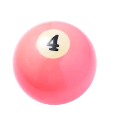 Imagem de Mavota Manípulos de câmbio de bola de bilhar rosa 4 manípulos de mudança de marchas bola de sinuca alavanca de mudança de engrenagem se encaixa na maioria dos veículos de transmissão manual automática