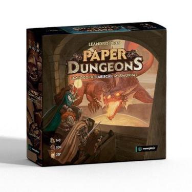 Imagem de Paper Dungeons: Um Jogo de Rabiscar Masmorras - Meeple BR