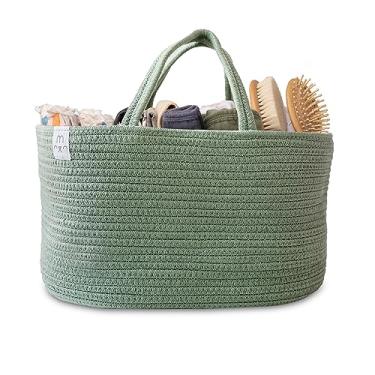 Imagem de Natemia Organizador de fraldas premium para bebês (almofada de lírio) - Presente para chá de bebê, essencial para lista de presentes - Organizador de fraldas portátil para troca-fraldas - Essenciais