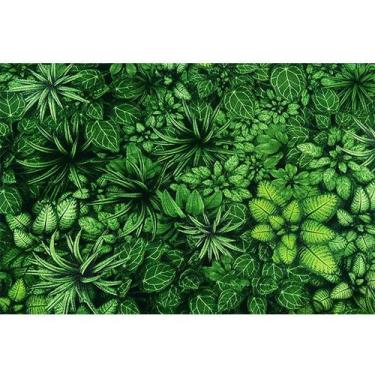 Imagem de Tecido Jacquard Estampado Muro Inglês Tropical Verde - 2,80m de Largur