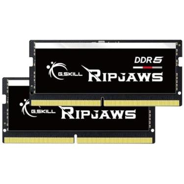 Imagem de G.Skill Memória de desktop RipJaws DDR5 SO-DIMM Series (Intel XMP) 32GB (2 x 16GB) 262-Pin DDR5 4800 CL34-34-34-76 1,10V Dual Channel F5-4800S3434A16GA2-RS