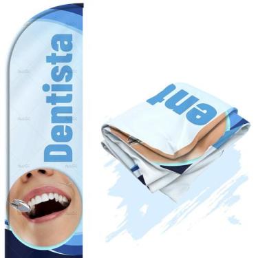 Imagem de Bandeira Para Wind Banner Dupla Face (só tecido) Dentista - Fadrix
