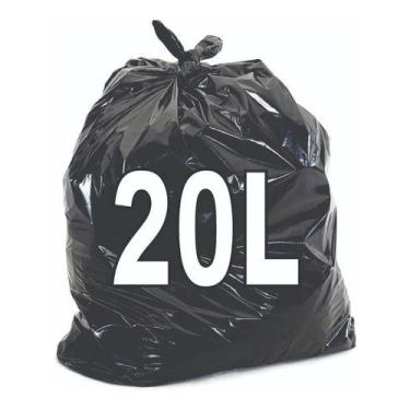 Imagem de Saco De Lixo 20 Litros Resistente 100 Unidades - HIGIPACK
