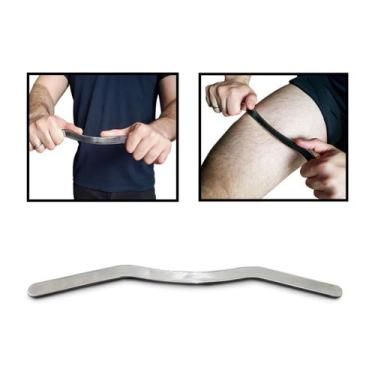 Imagem de Instrumento Guidão Liberação Miofascial Inox Com Bolsinha - PHYSIO TOP
