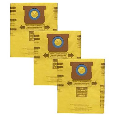 Imagem de ANBOO para Shop Vac 90661 9066100 Tipo e Saco de Vácuo Seco Úmido para Shop Vac 5 A 8 Galões Sacos de Filtro de Coleta Descartáveis 3Pcs