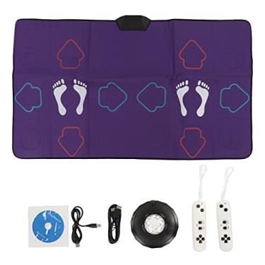 Imagem de Tapete De Dança Para TV, Tapetes De Dança Eletrônicos Musicais Com Câmera HD AR, Tapete De Jogo De Dança De Usuário Duplo Com Alça Sem Fio, Tapete De Dança Antiderrapante Para Crianças E Adultos, Pres