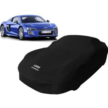 Imagem de Capa Para Proteger Pintura Carro Audi R8 Coupé Tecido Macio - Mz, Pret