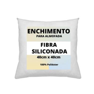 Imagem de Enchimento de Almofada 40 x 40 cm em Fibra de Silicone 1 Refil - HAPPY