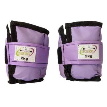 Imagem de Caneleira / Tornozeleira 2 KG - Exercise Sports, Lilás