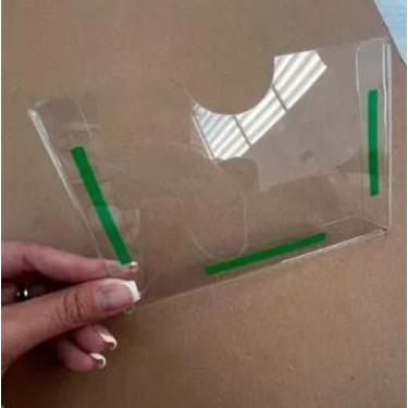 Imagem de Display A5 (21x15cm) Petg Horizontal Folha Folder Escritório 10pçs - R