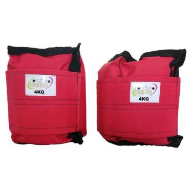 Imagem de Caneleira / Tornozeleira 4 KG - Exercise Sports, Vermelho