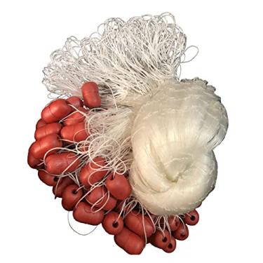 Imagem de POUI COME DREAM Material De Linha Forte Profundidade Da Rede De Pesca 5,5 Pés Comprimento Da Rede De Emalhar 98 Pés Rede De Peixes Rede De Monofilamento De Malha De 2 Polegadas Grandes Bóias Rede De A