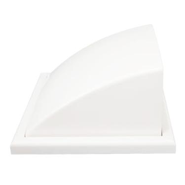 Imagem de Tampa do Ventilador de Ventilação, 100 Mm PVC Inclinado Plástico Quadrado Exaustor Tampa da Parede Externa Tampa de Ventilação Exaustor Ventilação Duto de Exaustão Tampa de