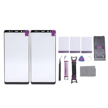 Imagem de Kit de Reparo de Substituição de Tela de Vidro de Lente Externa Frontal de 2 Unidades, Consertar Tela Rachada ou Arranhada para Note 8, Substituir Facilmente, Com Kit de