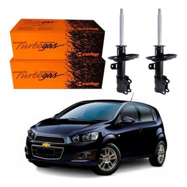 Imagem de Par Amortecedor Dianteiro Sonic 1.6 2012 A 2014 - Cofap