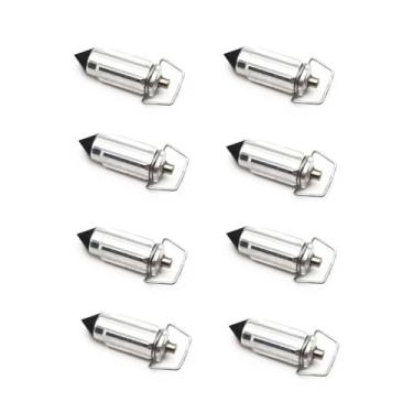 Imagem de Kit de reparo de carburador de motor de motocicleta Agulha flutuante compatível com KLF300 KLE500 EL250 KLE 500 KLF 300 EL 250 EN450 EN500 (4 peças)