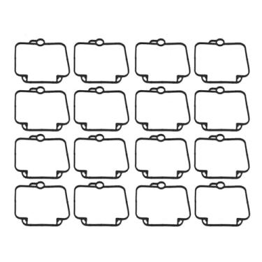 Imagem de Kit de reparo de carburador de motocicleta de borracha para DR350S DR350SE GS500 GS500E GS500F GSX600FU GSX600FU2 GS 500 E (16 peças)