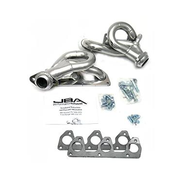 Imagem de JBA 1647SJS 1-1/5.1 cm Shorty Aço Inoxidável Prata Cerâmica Cabeçote de Escapamento para Ford Ranger 3.0L V-6