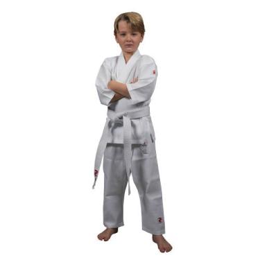 Imagem de Kimono de Karate Infantil Fightart Budo com faixa Branca, 140