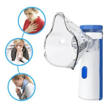 Imagem de Inalador Nebulizador Portátil Recarregável Silencioso Mini Ultra - MES