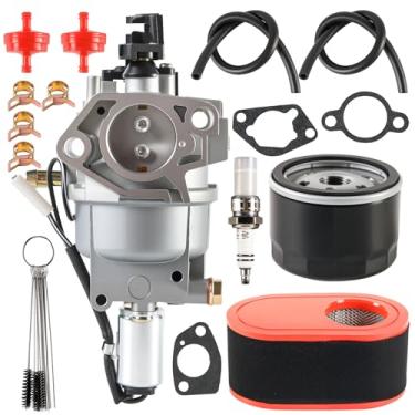 Imagem de Carburador compatível com Huskee LT4200 TB30R TB42 LT3800 MTD Craftsman R1000 T1200 T1000 LT1500 RER1000 tratores de gramado substituir 951-12771A 951-12823 951-122823 771 7 Carburador 51-12771