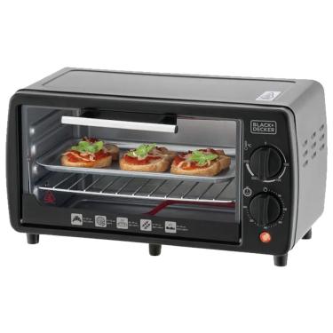 Imagem de Forno Elétrico Pequeno Assa Tosta Grelha 9l Ft9 Black Decker