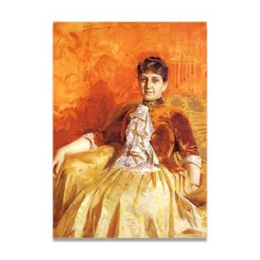 Imagem de LKXGRRSFG Impressões em tela Lisen Lamb Anders Zorn - Arte de obra-prima sueca, decoração de parede serenidade de verão e coleção de galeria de casa 69,8 x 98 cm