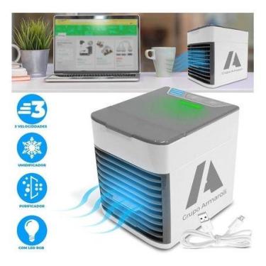 Imagem de Refrigerador Portátil Mini Ar Condicionado 3 Velocidades Usb - NoBrand