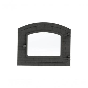 Imagem de Porta Forno Ferro Fundido Com Vidro 31,5X46Cm Colonial G