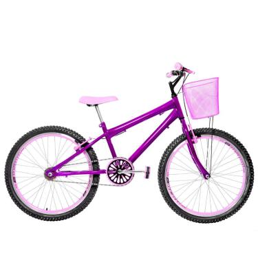 Imagem de Bicicleta Feminina Aro 24 Aero Cor Violeta E Rosa