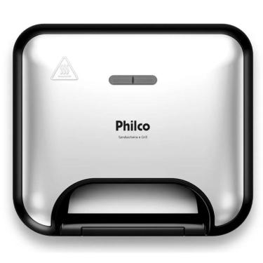 Imagem de Sanduicheira Grill 750W Philco Antiaderente Platinum Ellegance 220V