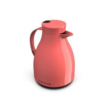 Imagem de Garrafa Térmica com Gatilho, 1L, Rosa, Sistema Anti-gotas, Conservação 4h