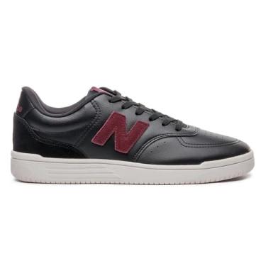 Imagem de Tênis New Balance Unissex Bb80 Casual Preto/vinho Bb80fad 39