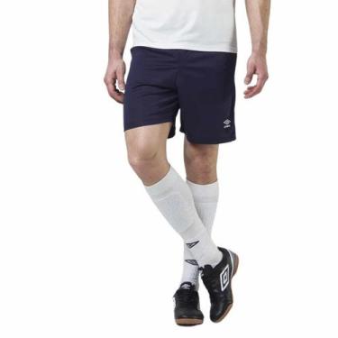 Imagem de Calção Umbro Legacy Futebol Academia Shorts Esportivo, Azul, GG