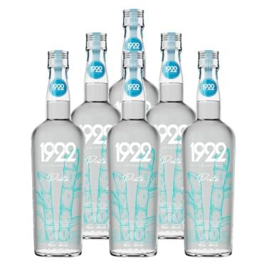 Imagem de Cachaça Nacional 1922 Prata Garrafa 700ml 6 Unidades