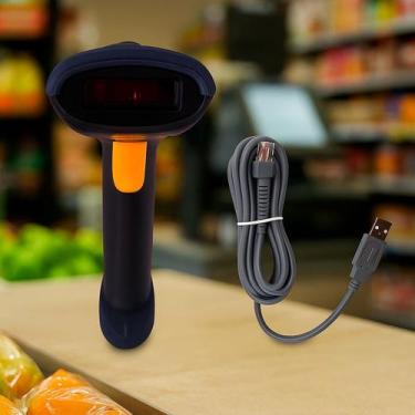 Imagem de Leitor Código Barras Scanner Usb Portátil Para Produtos E Preços - REL
