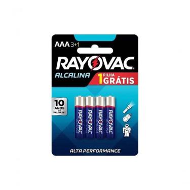 Imagem de Pilha Alcalina Rayovac Lr03 Aaa Palito 1,5v C-04 Leve 4...