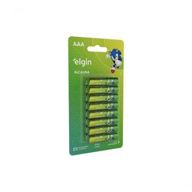 Imagem de Pilha Alcalina Elgin Aaa Com 16 Unidades