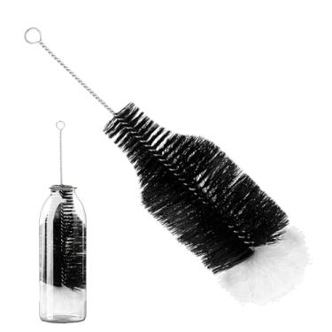 Imagem de Escova de Limpeza de Garrafas Compatível com Sodastream, Anti-Riscos com Cerdas Nylon Macias para Garrafas Vidro Cantis Bebés e Desportivas