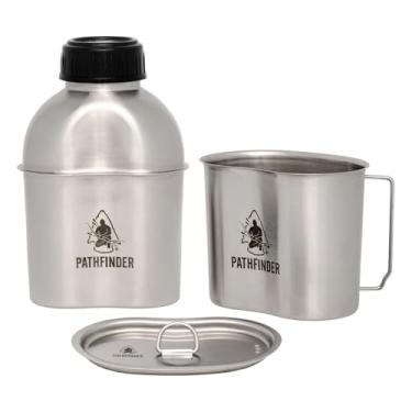 Imagem de The Pathfinder School Kit de trilha de cantina de aço inoxidável