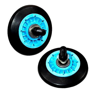 Imagem de HQRP Rolo de suporte de tambor de secador DC97-16782A para secadores Samsung DV2 DV36 DV40 DV50 DV200 DV300 DV400 DV500 DV5400 DVE45-DVE60 PS4221885 AP5325135 (pacote com 2)